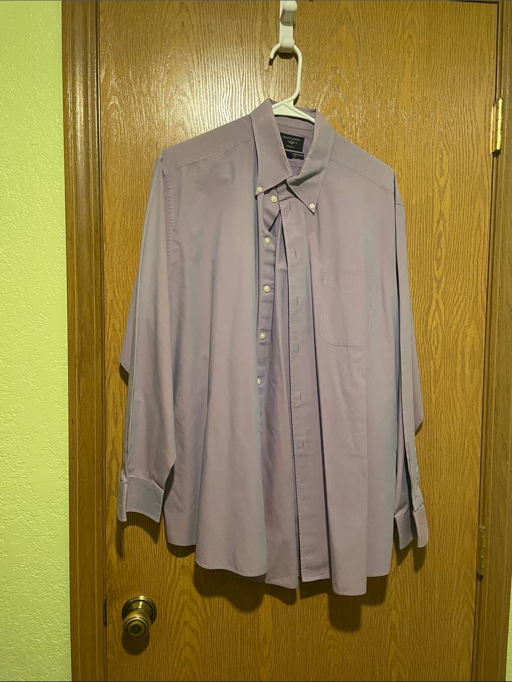 Dockers Men's Button-Down Dress Shirt in Lavender